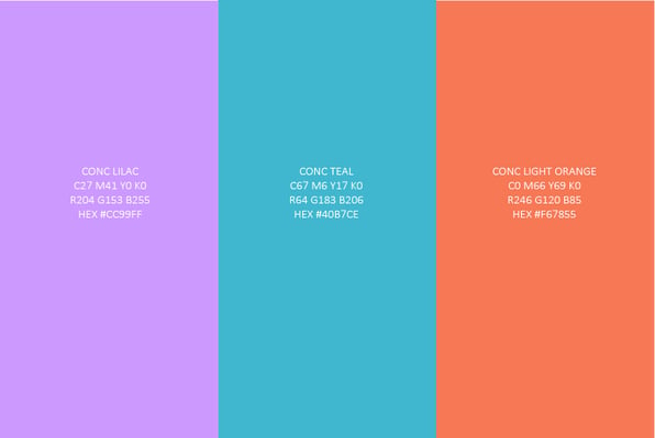 Concentrate Secondary Colours