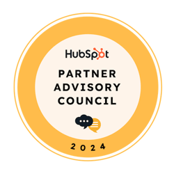 2024 HubSpot Partner Advisory Council Member Badge