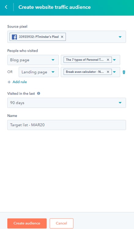 Paid Advertising - PTminder results