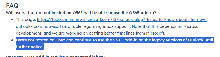 VSTO FAQ